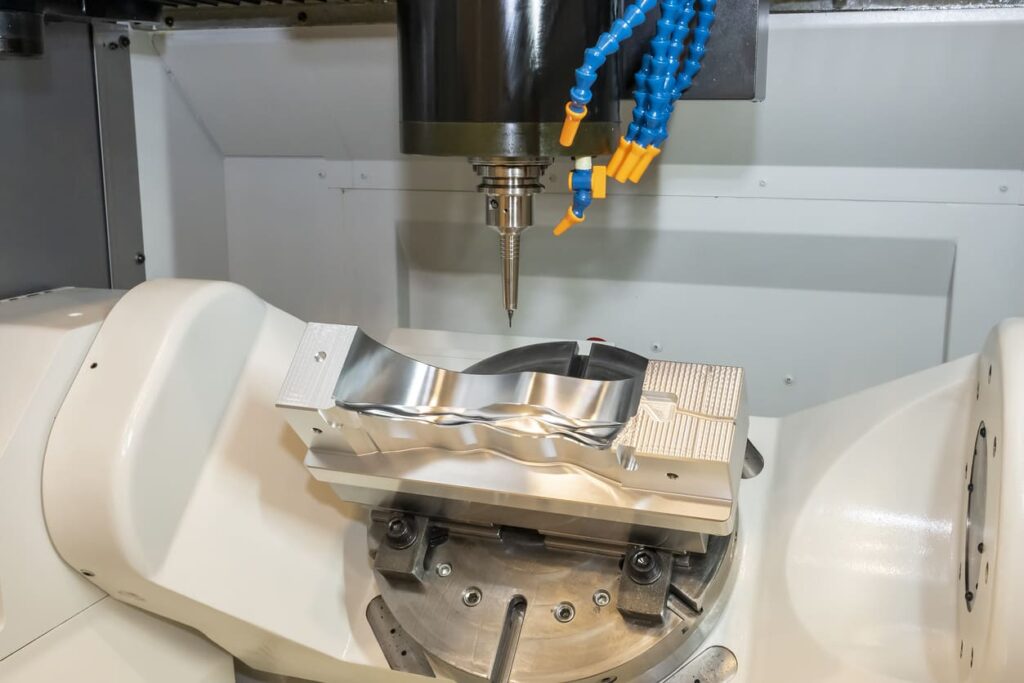 Five-axis precision machining